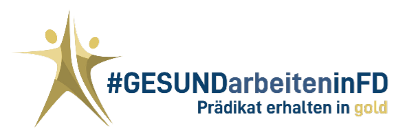 Gesund arbeiten in Fulda. Prädikat erhalten in Gold